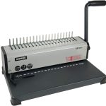 RAYSON SD1202 Comb Binding Machine, 19 Holes, Max Punching Letter Size, with Comb Set Binder for Daily Binding